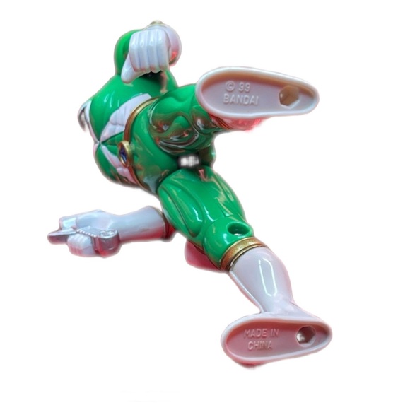1999 Bandai Mighty Morphin Power Ranger Lightspeed Rescue Green Ranger - Picture 4 of 4